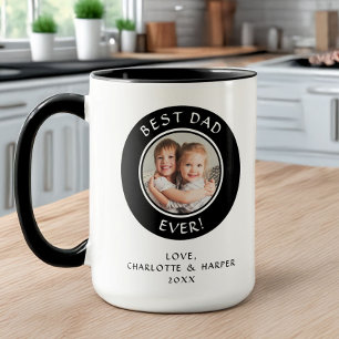 Bester Vater Aller Zeiten Familienfoto Moderne Lus Tasse