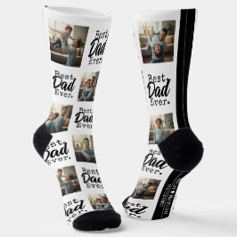 Bester Vater aller Zeiten Foto-Collage Vatertag Socken