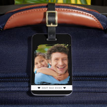 Bester Vater aller Zeiten Foto personalisiert schw