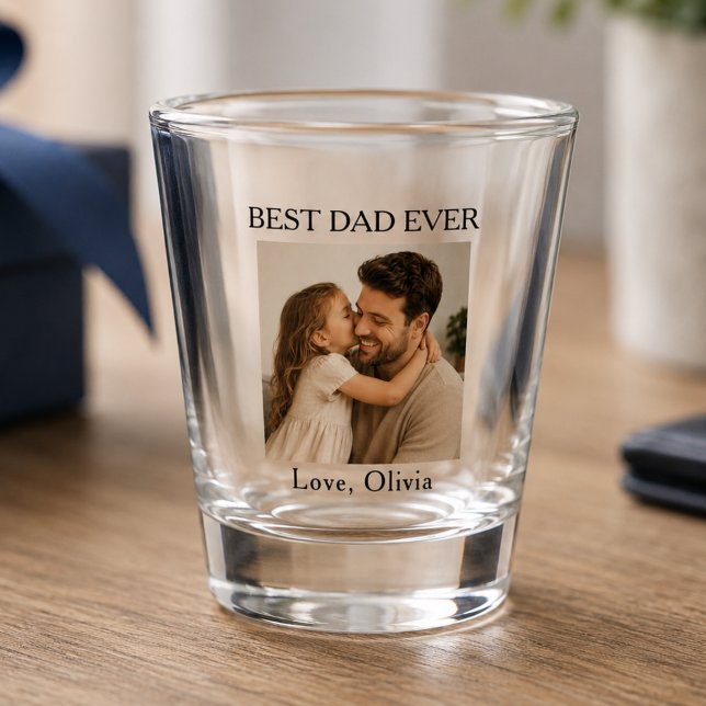 Bester Vater Aller Zeiten Foto Schnapsglas (Von Creator hochgeladen)
