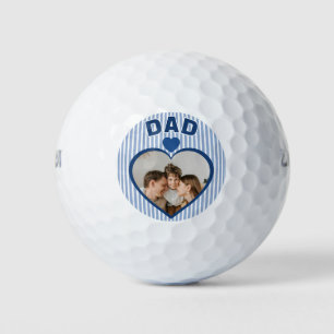 Bester Vater aller Zeiten Golfer Foto Minimalistis Golfball