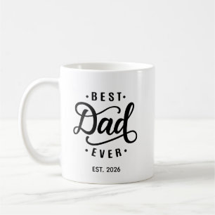 Bester Vater Aller Zeiten Gründungsdatum Kaffeetasse