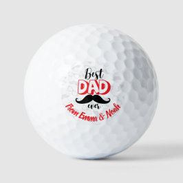 Bester Vater Aller Zeiten Individuelles Vatertagsg Golfball