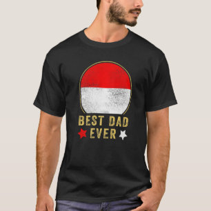 Bester Vater Aller Zeiten Indonesischer Vater Land T-Shirt