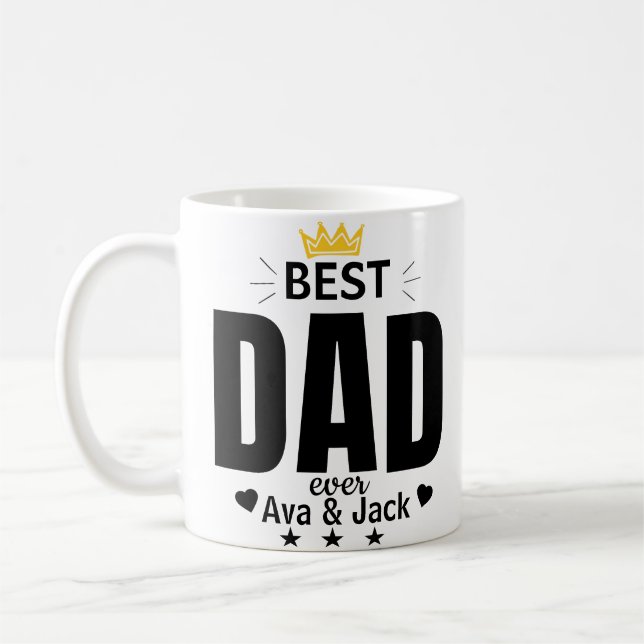 Bester Vater Aller Zeiten Kaffeetasse (Links)