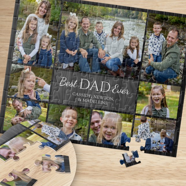 Bester Vater Aller Zeiten Kinder Foto Puzzle (Von Creator hochgeladen)