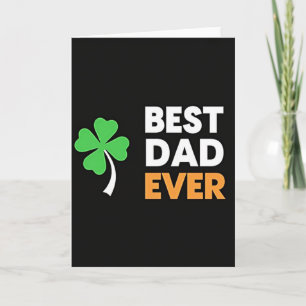 Bester Vater aller Zeiten Kleeblattkarte Karte