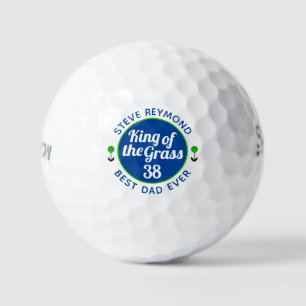 "Bester Vater aller Zeiten" König von Gras Golfball