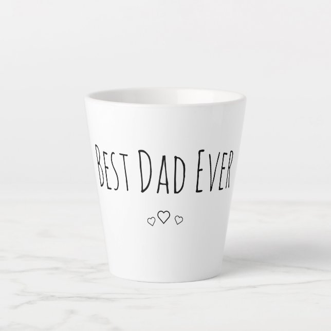 Bester Vater Aller Zeiten Milchtasse (Vorderseite)
