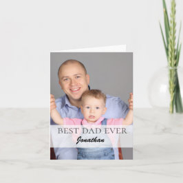 Bester Vater Aller Zeiten Name Zitat Familien-Desi Feiertagskarte