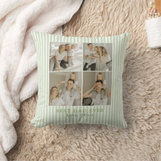 Bester Vater Aller Zeiten Personalisiertes Foto |  Kissen