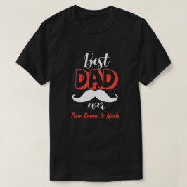 Bester Vater Aller Zeiten Personalisiertes Vaterta T-Shirt