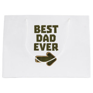 Bester Vater Aller Zeiten Pfeil Grafik LogoBester  Große Geschenktüte