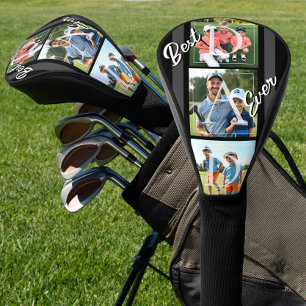 Bester Vater aller Zeiten Retro-Foto Golf Headcover