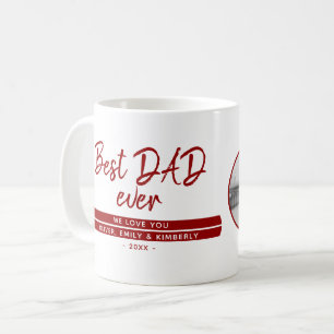 Bester Vater aller Zeiten Skript Rot Modernes Vate Kaffeetasse