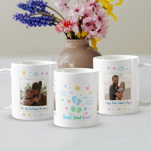 Bester Vater Aller Zeiten Süßes Baby- und Vater-Fo Kaffeetasse