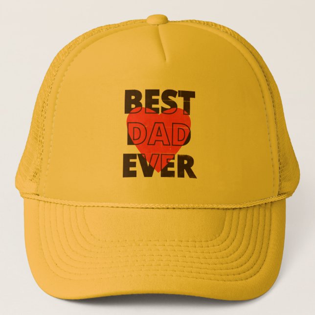 Bester Vater Aller Zeiten Truckerkappe (Vorderseite)
