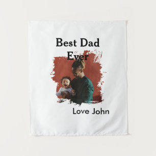 Bester Vater aller Zeiten Vater Papa Geschenk Foto Wandteppich