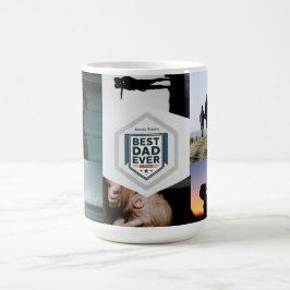 Bester Vater aller Zeiten Vater-Typografie-Design Kaffeetasse