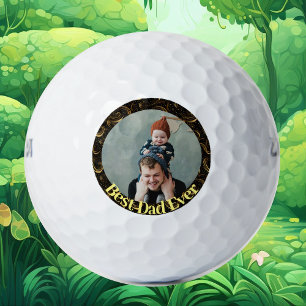 Bester Vater aller Zeiten Vatertag Swirl Moderne K Golfball