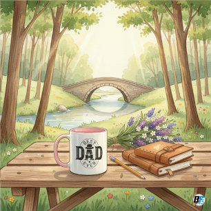 Bester Vater Aller Zeiten, Vatertags-Sonderaufkleb Tasse