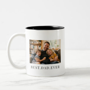 Bester Vater Aller Zeiten Vatertagsgeschenk Foto Zweifarbige Tasse