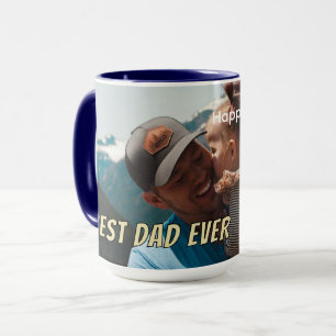 Bester Vater Aller Zeiten Vollfoto-Karte Minimalis Tasse