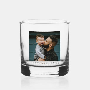 Bester Vater Aller Zeiten Vollfoto Personalisiert Whiskyglas