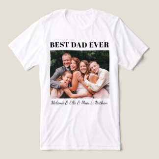 Bester Vater Aller Zeiten Vollständig Anpassbares  Tri-Blend Shirt