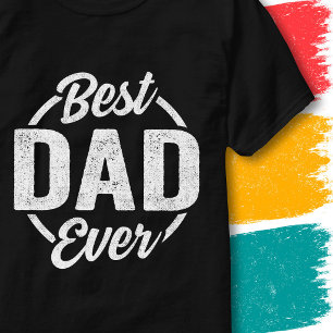 Bester Vater Aller Zeiten Zitat Retro Vintage Stil T-Shirt