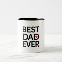 Bester Vater Aller Zeiten Zweifarbige Tasse