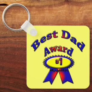 Bester Vater Award # 1 Vater Schlüsselanhänger