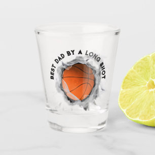 Bester Vater Basketball Schnapsglas