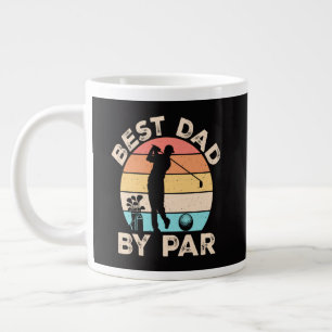 Bester Vater beim Par Golfing Jumbo-Tasse