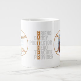 Bester Vater Beschützer Held Lehrer Versorger Jumbo-Tasse