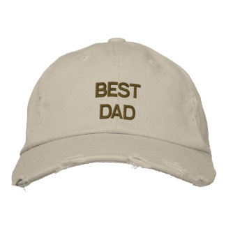 Bester Vater besticktes Chino Twill Cap Bestickte Kappe