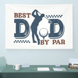 Bester Vater By Par Banner