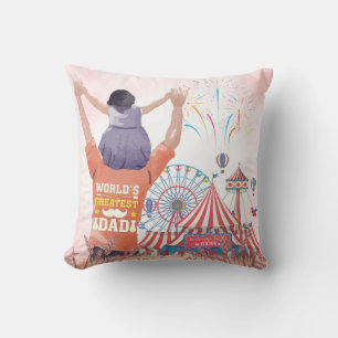 Bester Vater Circus Pillow Kissen