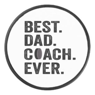 Bester Vater Coach je Vatertag Hockey-Geschenk Eishockey Puck