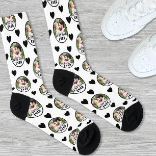 Bester Vater Custom Foto Vater Socken
