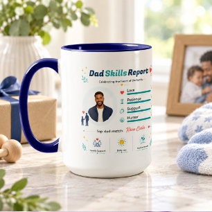 Bester Vater Dankbarkeitsbericht Vaterschafts-App Tasse