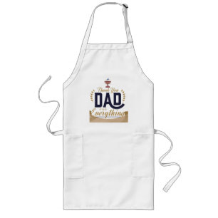 Bester Vater – Danke-Design Lange Schürze