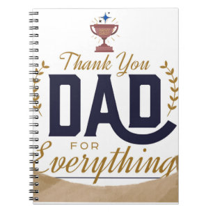 Bester Vater – Danke-Design Notizblock