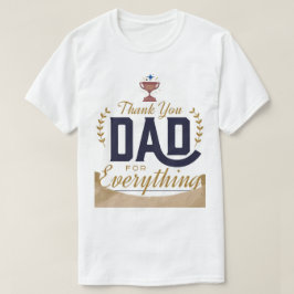 Bester Vater – Danke-Design T-Shirt
