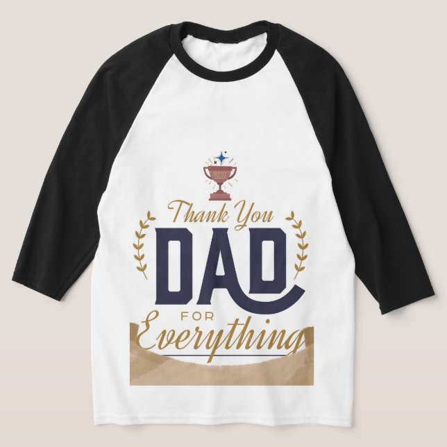 Bester Vater – Danke-Design T-Shirt (Ablage )