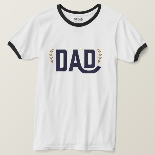 Bester Vater – Danke-Design T-Shirt (Design vorne)
