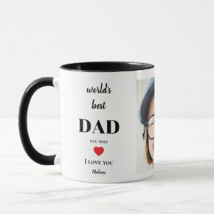 Bester Vater der Welt, ich liebe dich, individuell Tasse