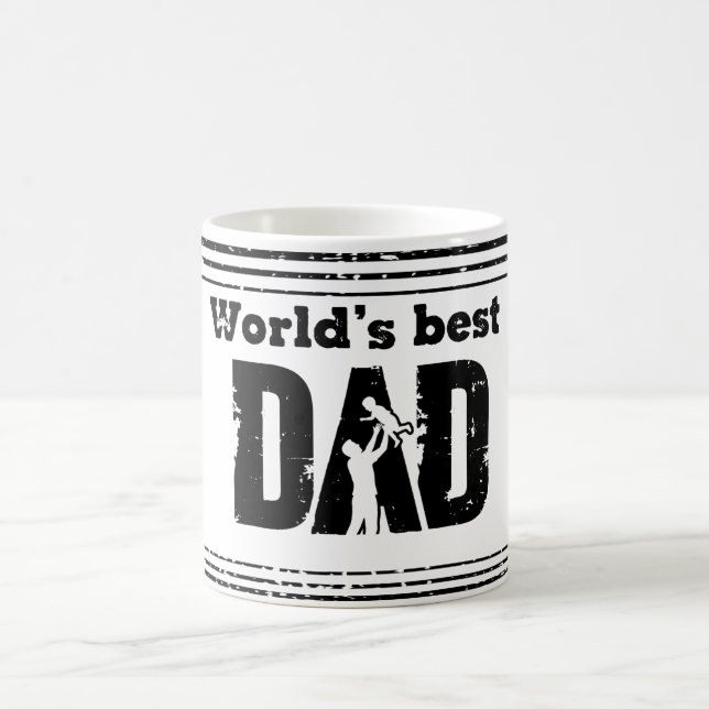 Bester Vater der Welt Kaffeetasse (Mittel)