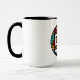 Bester Vater der Welt - Lebendiges Regenbogenmosai Tasse