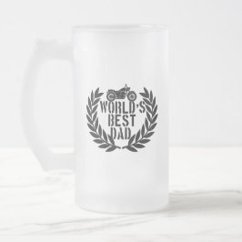 Bester Vater der Welt Mattglas Bierglas